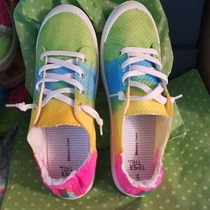 Custom tye dye sneakers